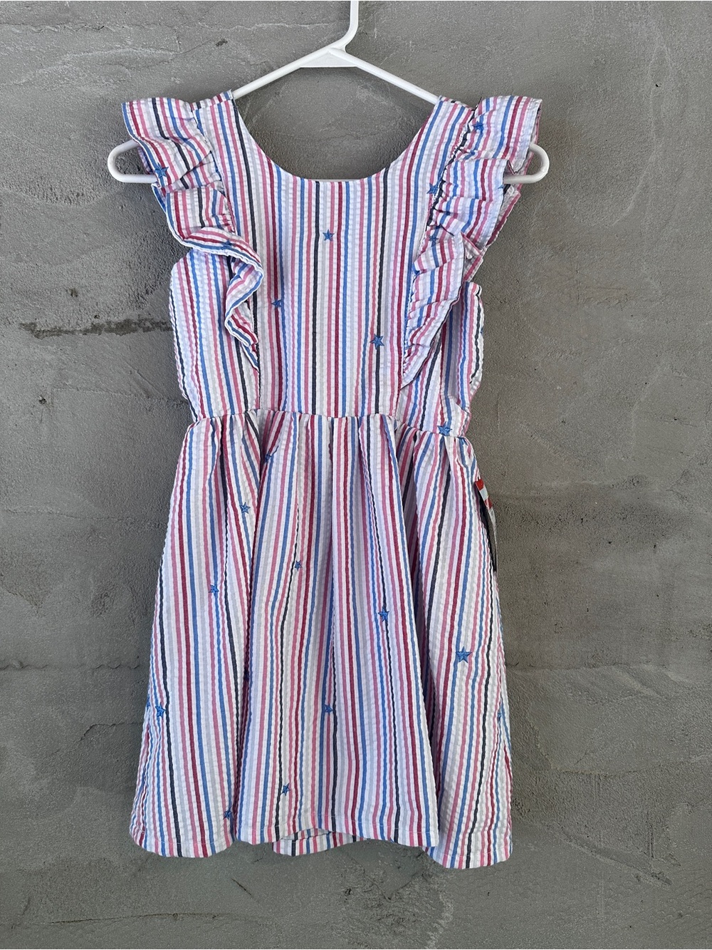Cat & Jack Girls Striped Dress Size M 7/8 NWT